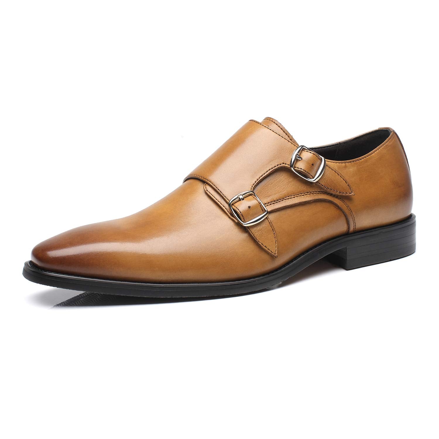 Men Dress Shoes Lace Up Oxford Classic Plain Toe Modern Formal Leather Shoes for Men