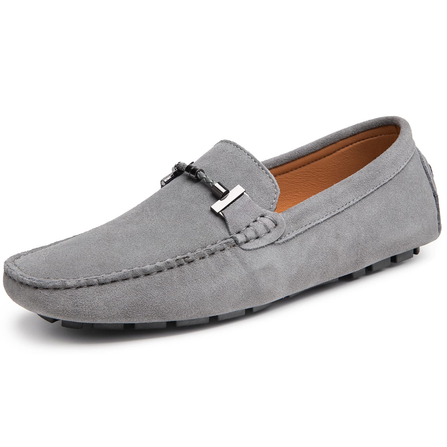 Go Tour Men's Penny Loafers Moccasin Driving Shoes Slip On Flats Boat Shoes