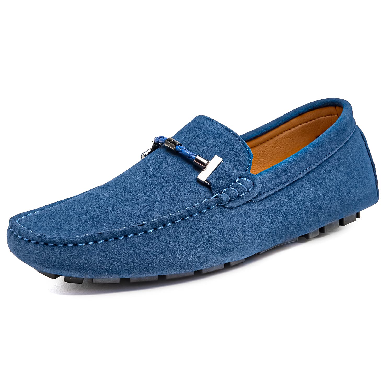 Go Tour Men's Penny Loafers Moccasin Driving Shoes Slip On Flats Boat Shoes