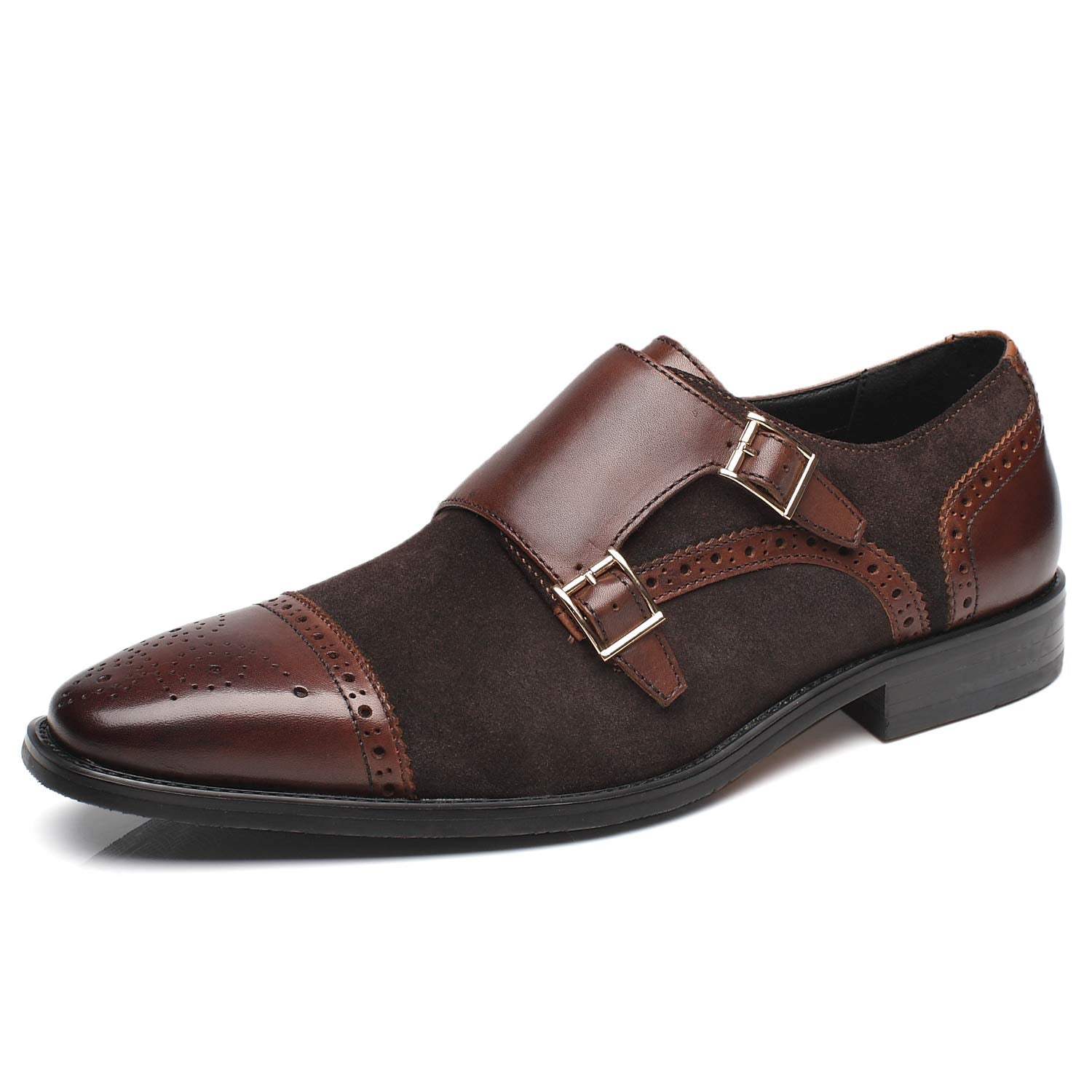 Men Dress Shoes Lace Up Oxford Classic Plain Toe Modern Formal Leather Shoes for Men
