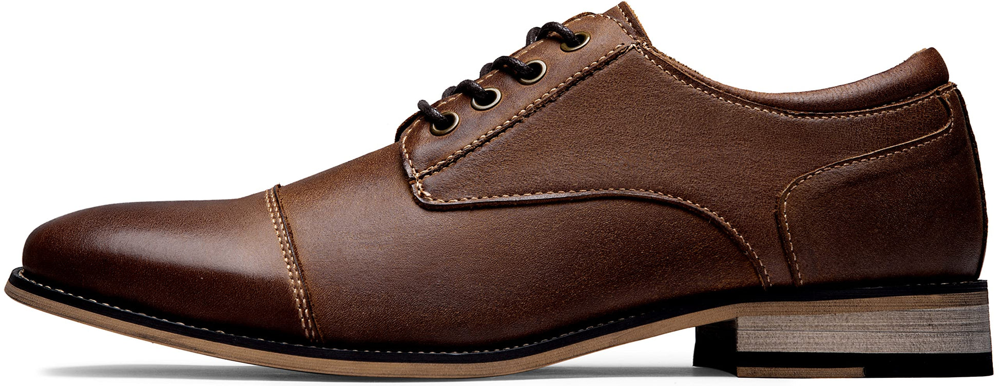 Jousen Men's Dress Shoes Formal Leather Oxford Shoes Classical Business Derby Shoes