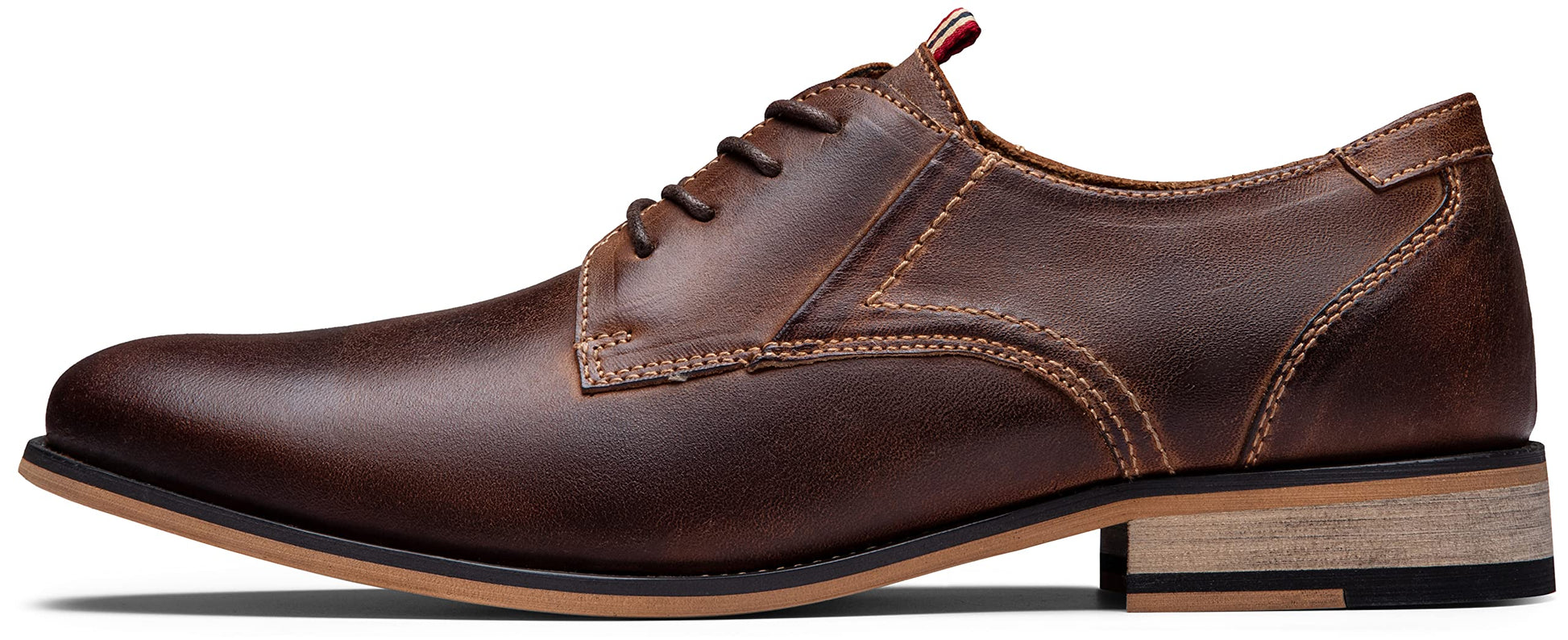 Jousen Men's Dress Shoes Formal Leather Oxford Shoes Classical Business Derby Shoes