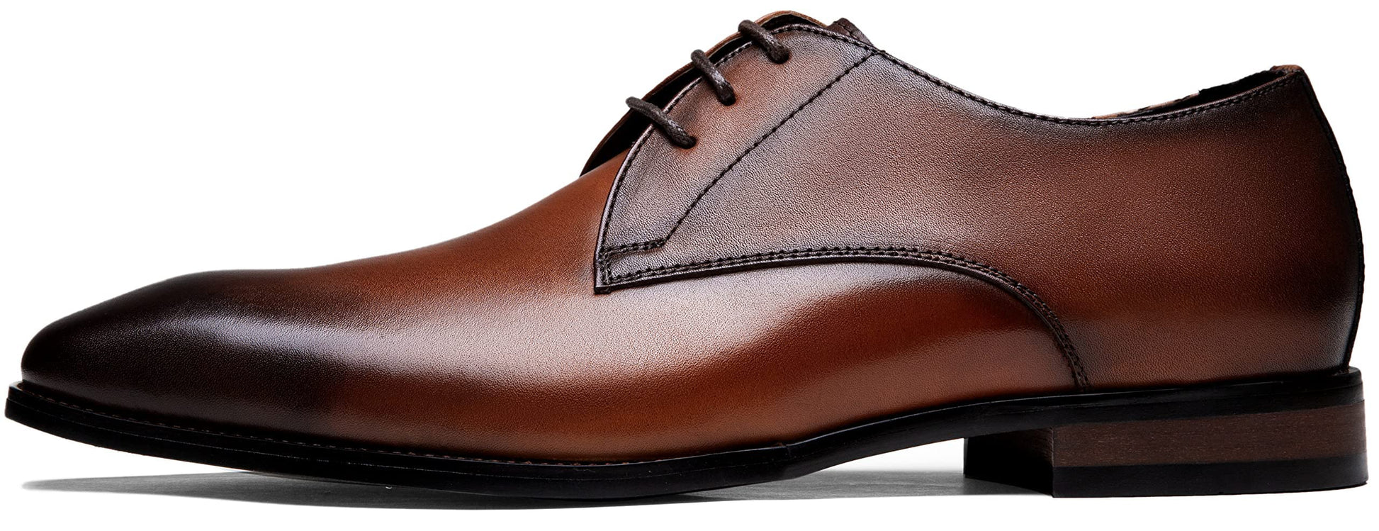Jousen Men's Dress Shoes Leather Formal Business Oxford Derby Shoes Brogue Wingtip Retro Dress Shoes for Men