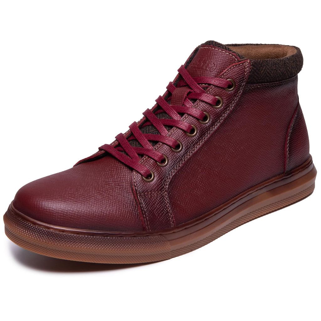 Arkbird Mens Leather Sneaker Fashion Classic Casual Chukka Ankle Boots for Men