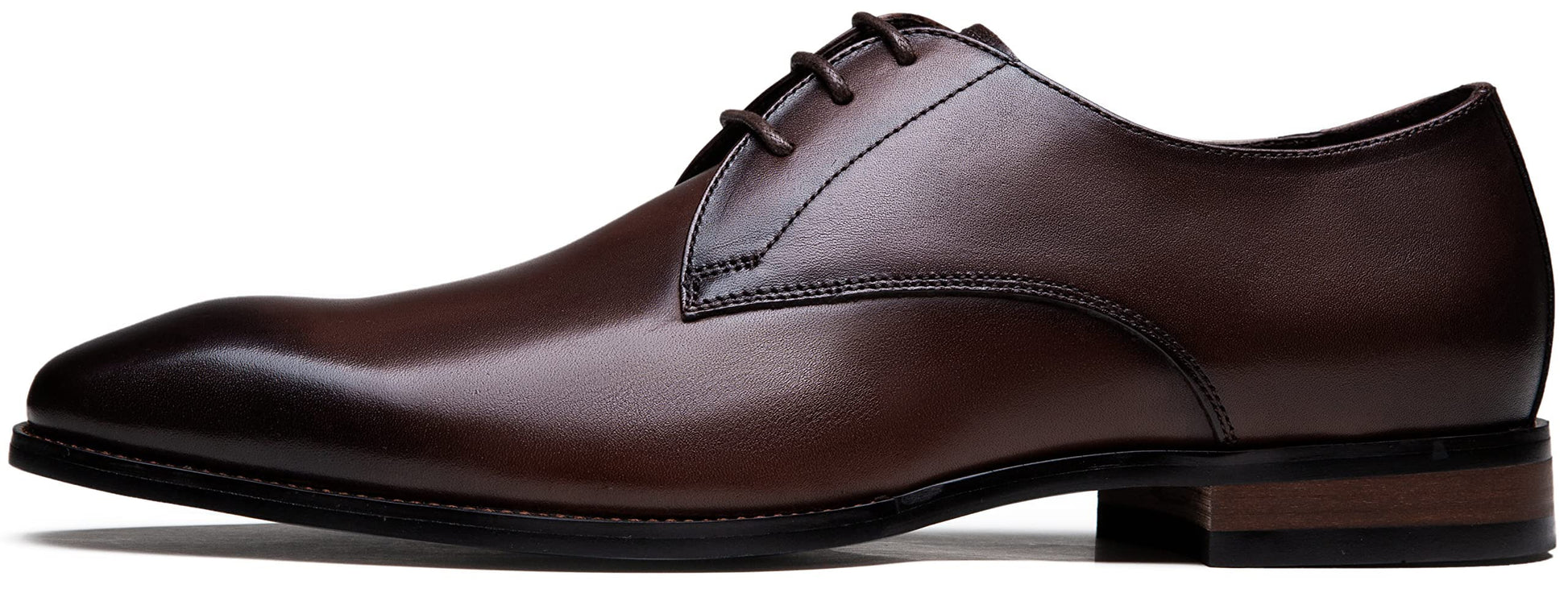 Jousen Men's Dress Shoes Leather Formal Business Oxford Derby Shoes Brogue Wingtip Retro Dress Shoes for Men